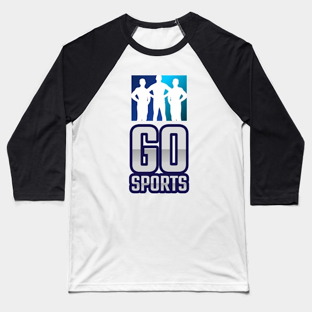 Go Sports Baseball T-Shirt by Mad Art